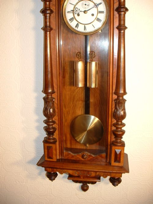 fig 2. Gustav Becker Vienna Wall Clock.
