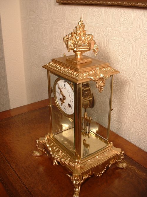fig 1. 4 Glass Sided Clock.