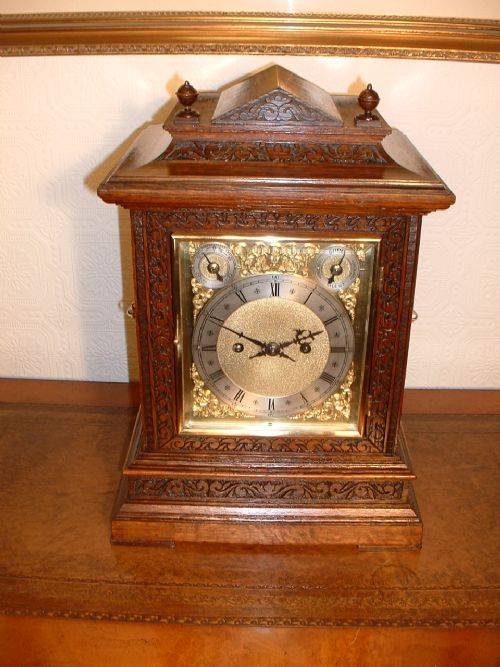 fig 2. W & H Twin Fusee Quarter-Striking Bracket Clock.