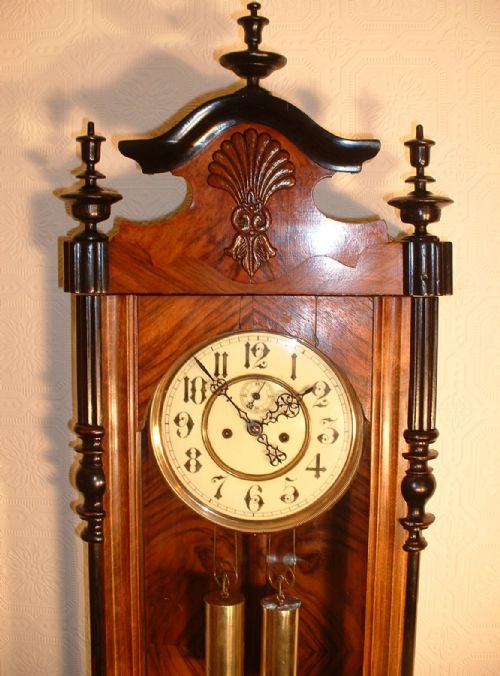 fig 1. Slimline Double-weight Vienna Wall Clock
