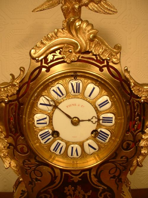 fig 1. French Boulle Mantel Clock