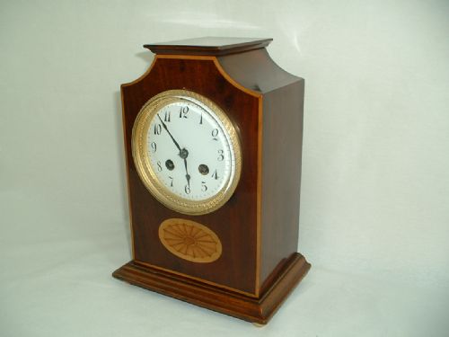 fig 1. Pagoda Top Mahogany Mantel Clock