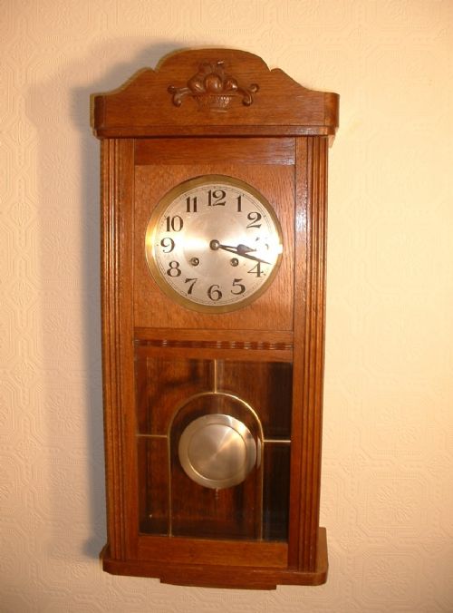 Arts & Crafts Striking Wall Clock