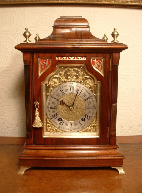 fig 2. Superior Walnut, Quarter Striking Bracket Clock
