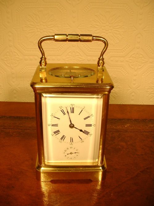 Striking, Repeating, Alarm, Carriage Clock.
arsene Margaine. Paris.