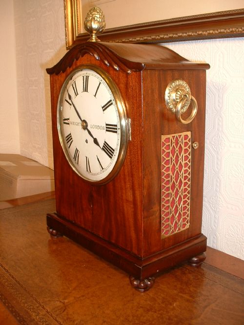 fig 1. A Regency, London, Fusee Bracket Clock.