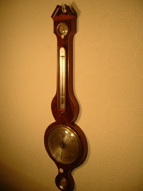 Regency Mercury Banjo Barometer.
vaughan of Newport.
