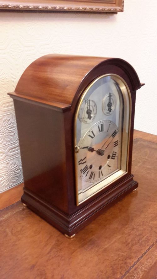 fig 1. Mahogany, Westminster Chime Mantel Clock