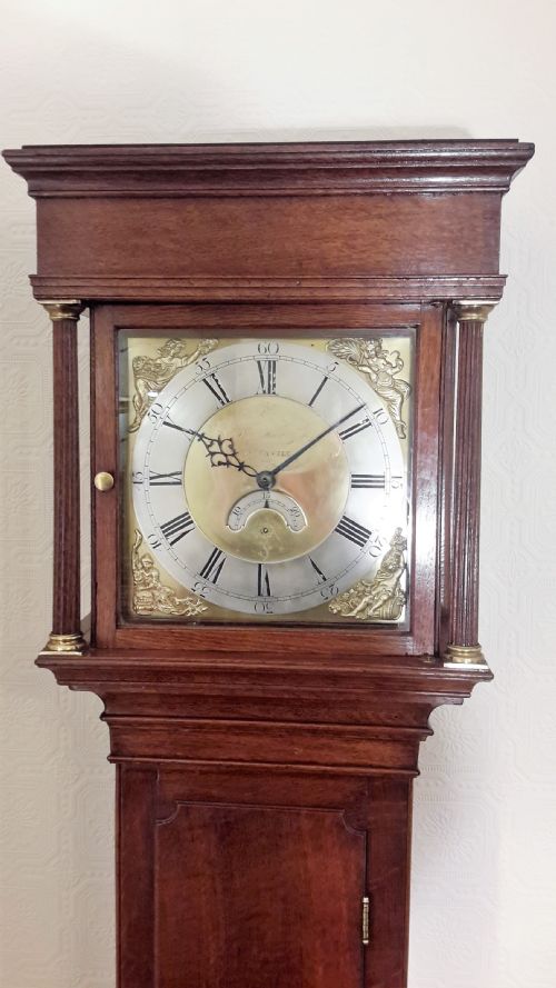 Georgian Longcase Clock. Bishops Castle.
