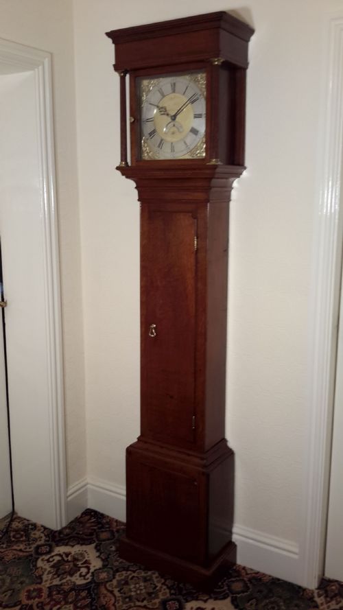 fig 1. Georgian Longcase Clock. Bishops Castle.