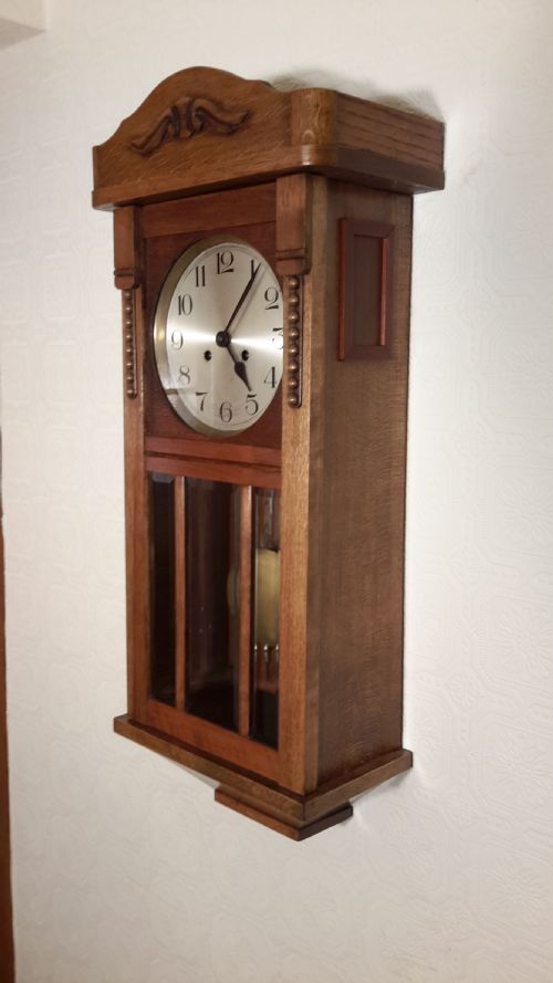 Arts & Crafts Striking Wall Clock