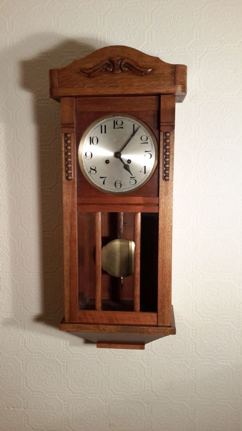 fig 1. Arts & Crafts Striking Wall Clock