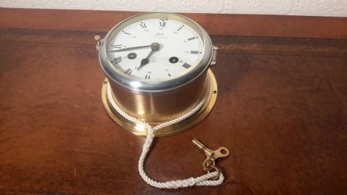 Ships Clock. Striking 8 Bells of the Watch