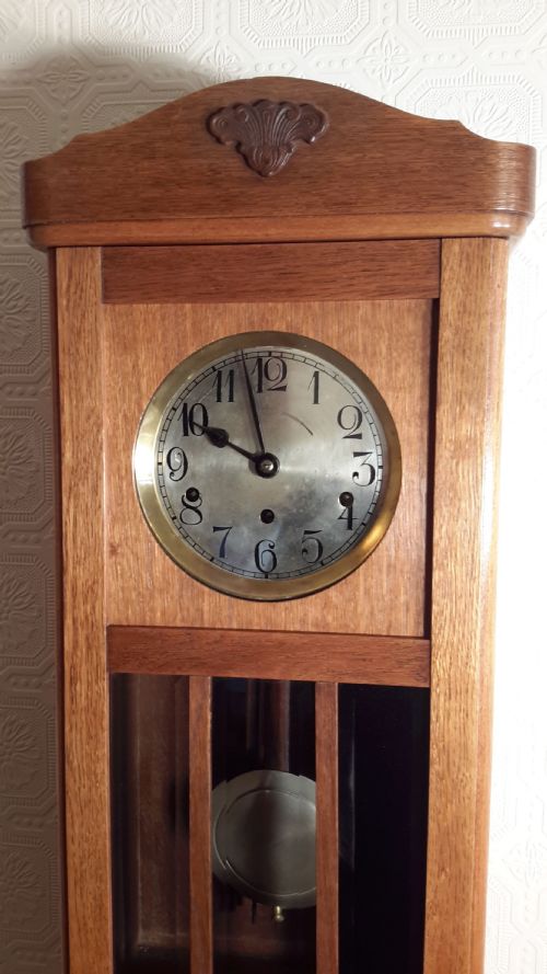 fig 1. Arts & Crafts Westminster Chime Wall Clock