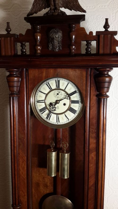 fig 1. Gustav Becker Vienna Wall Clock