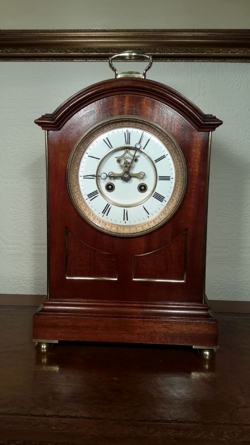 fig 1. Pad Top, Regency Style Bracket Clock.
