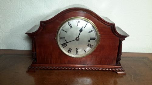 Westminster Chime, Mahogany Mantel Clock