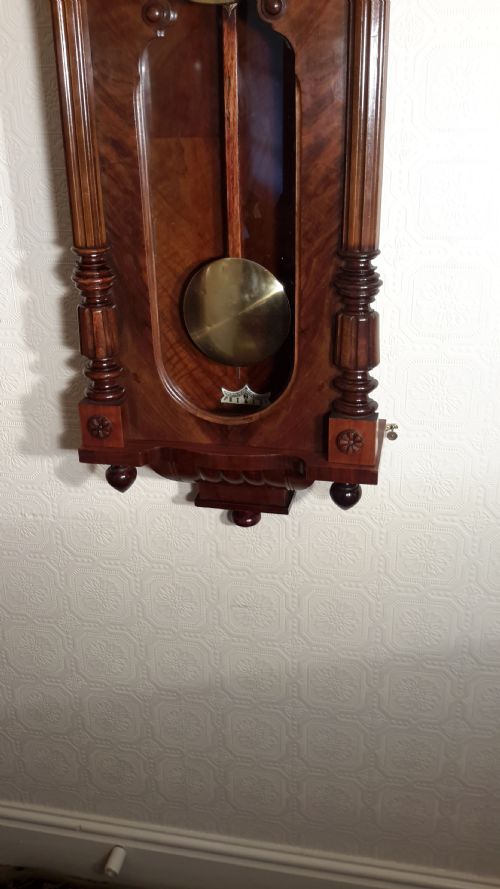 fig 1. Gustav Becker Vienna Wall Clock