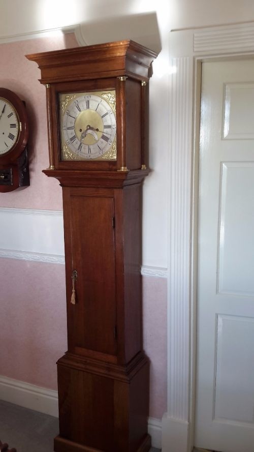 fig 2. Important Long Case Clock. Whitehurst of Derby.