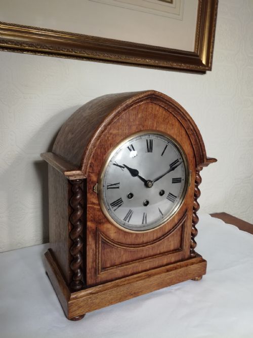 Gustav Becker, Westminster Chime Bracket, Mantel Clock