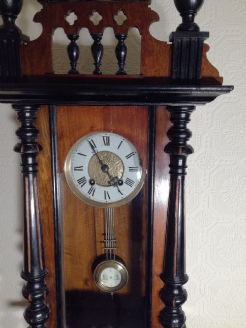 fig 1. Vienna Wall Clock of Small Proportions
