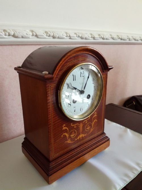 fig 1. Inlaid Bracket/Table Clock of Small Proportions