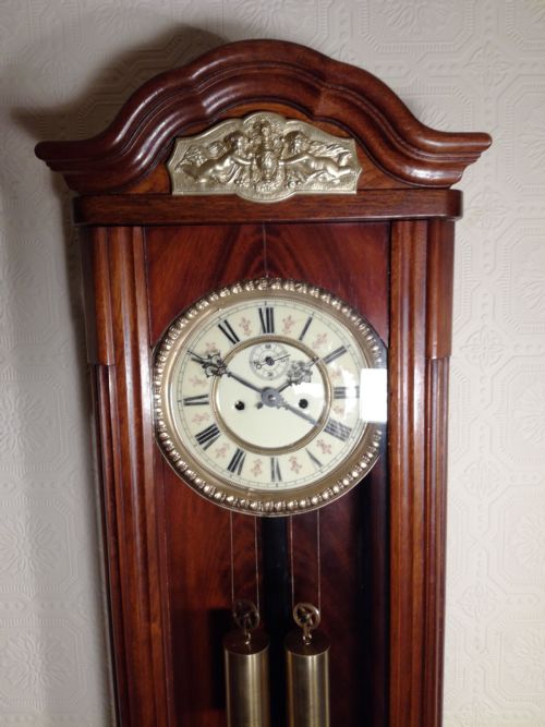 fig 1. Double-Weight Vienna Wall Clock