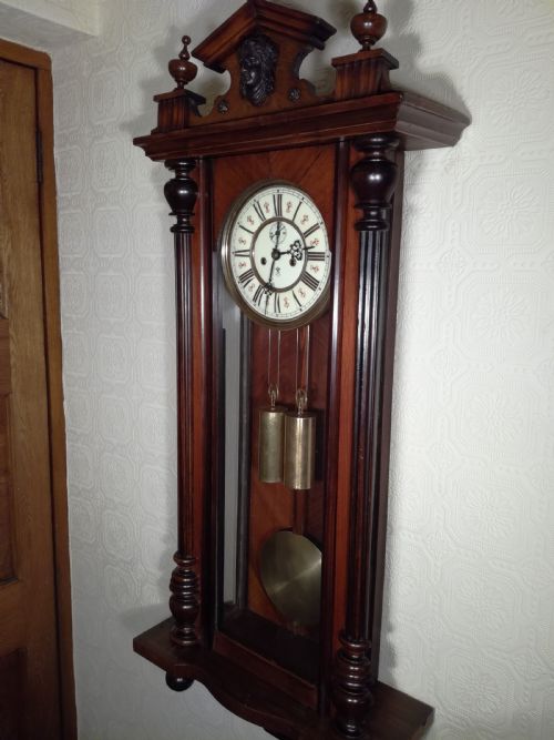 fig 1. Gustav Becker Vienna Wall Clock