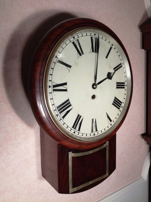 fig 1. High Quality Fusee Drop-Dial Wall Clock