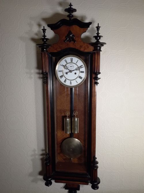 Gustav Becker Double-weight Vienna Wall Clock