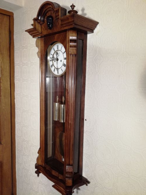 fig 1. Double-weight Vienna Wall Clock