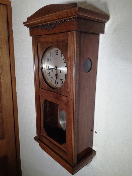 fig 1. Arts & Crafts Striking Wall Clock. HAC.