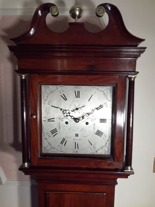 fig 1. George 111 Mahogany Long-Case Clock.
Thos. Field of Bath.