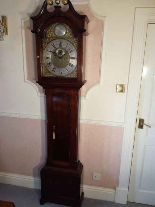 Superb Geo.3rd Scottish Longcase Clock.
dobbie of Falkirk.
