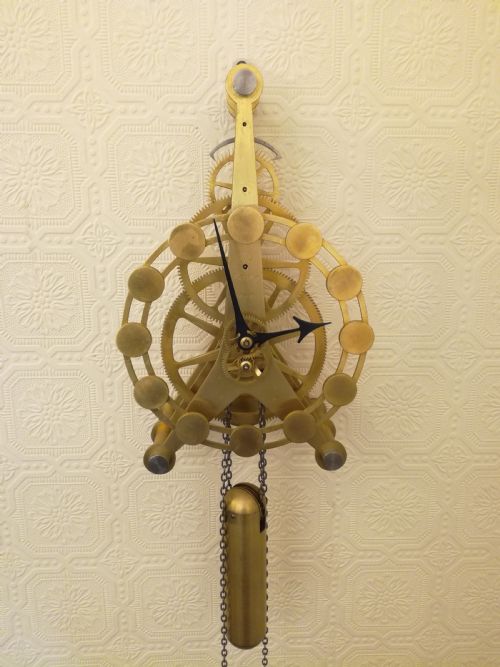 Unique Skeleton Wall Clock.