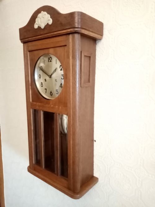 Arts & Crafts Striking Wall Clock