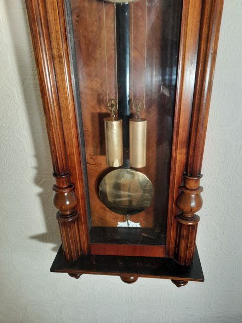 fig 2. Double-Weight Vienna Wall Clock