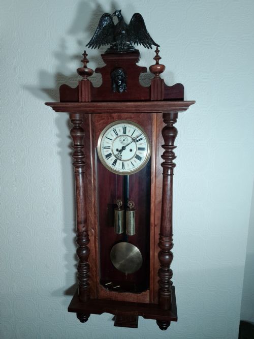 Gustav Becker Double-weight Vienna Wall Clock