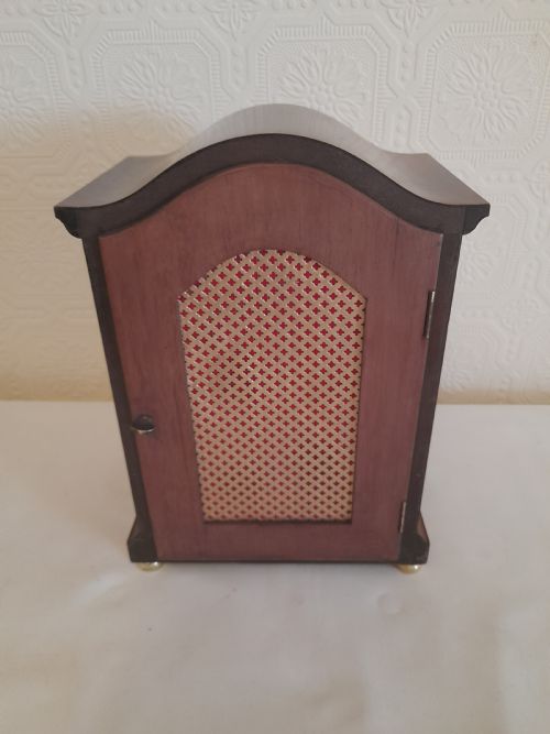 WH TINGTANG MAHOGANY BRACKET CLOCK OF SMALL PROPORTIONS - ADDITIONAL PHOTO 4