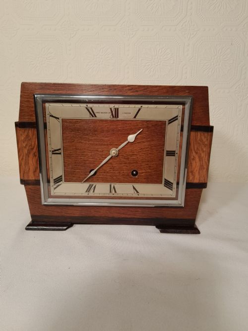 Art-deco, Garrard, Mantel Clock