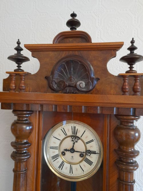 fig 2. Gustav Becker Vienna Wall Clock