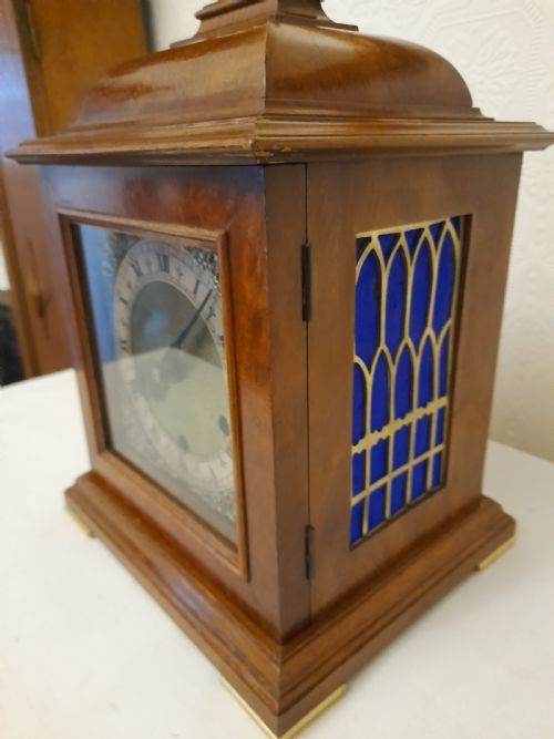 fig 2. Burr-Walnut, Westminster-Chime, Mantel/Bracket Clock