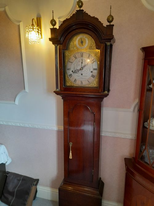 Musical Longcase Clock. 300yrs. Old.