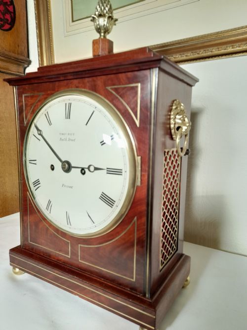 Superb Twin Fusee , Geo 3rd, Bracket Clock. Thos Pitt of Frome.