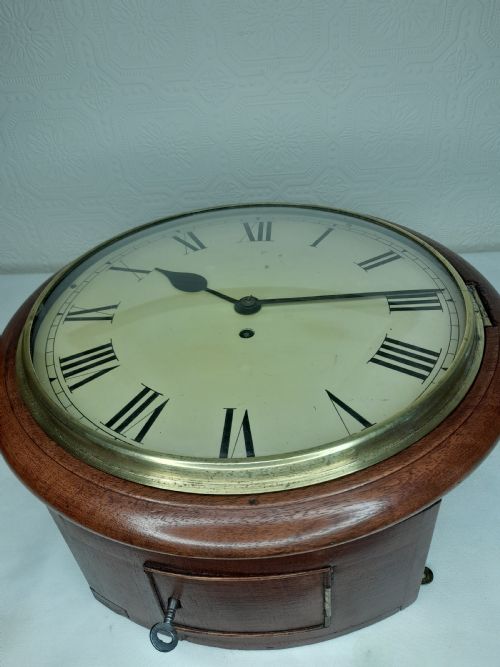 Superior 12" Dial, Fusee, Wall Clock.