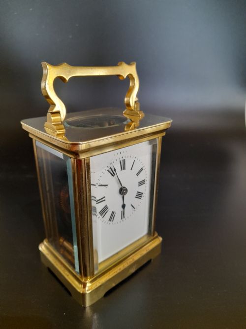 fig 1. Carriage Clock with Case.