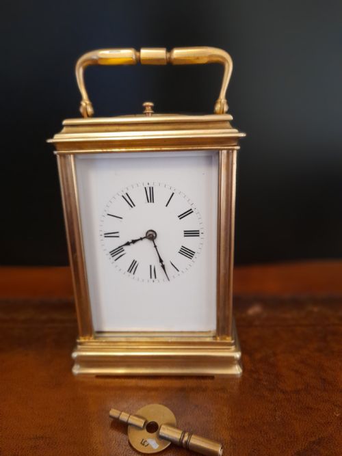 Gilt Brass,striking, Repeating Carriage Clock