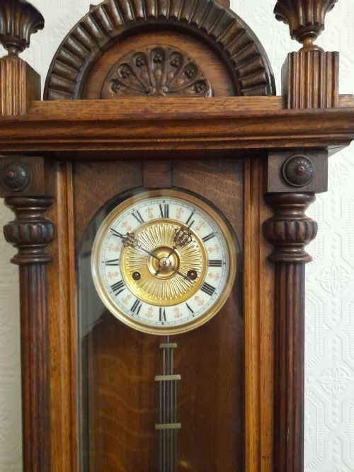 fig 1. A Delightful, Striking Wall Clock of Small Proportions