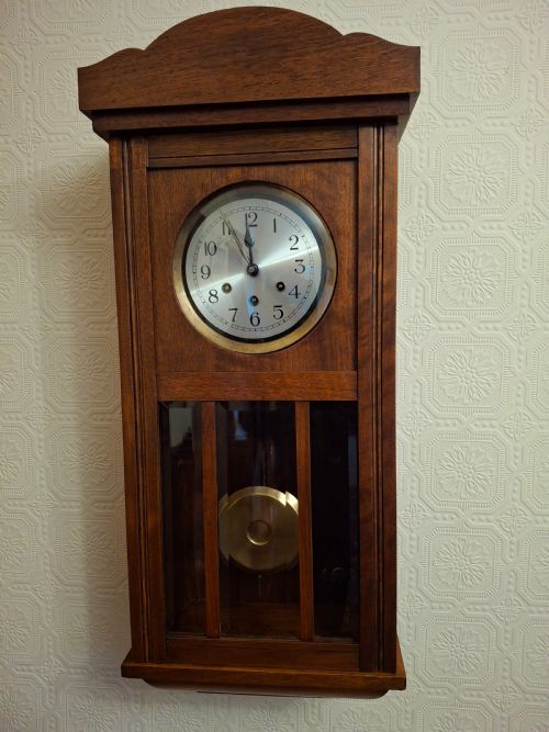 Arts & Crafts, Gustav Becker, Westminster-chime, Wall Clock.