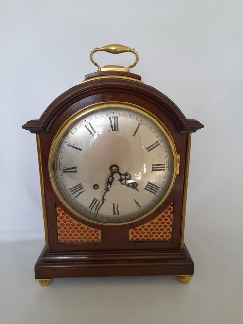 Mahogany Padtop Bracket/mantel Clock